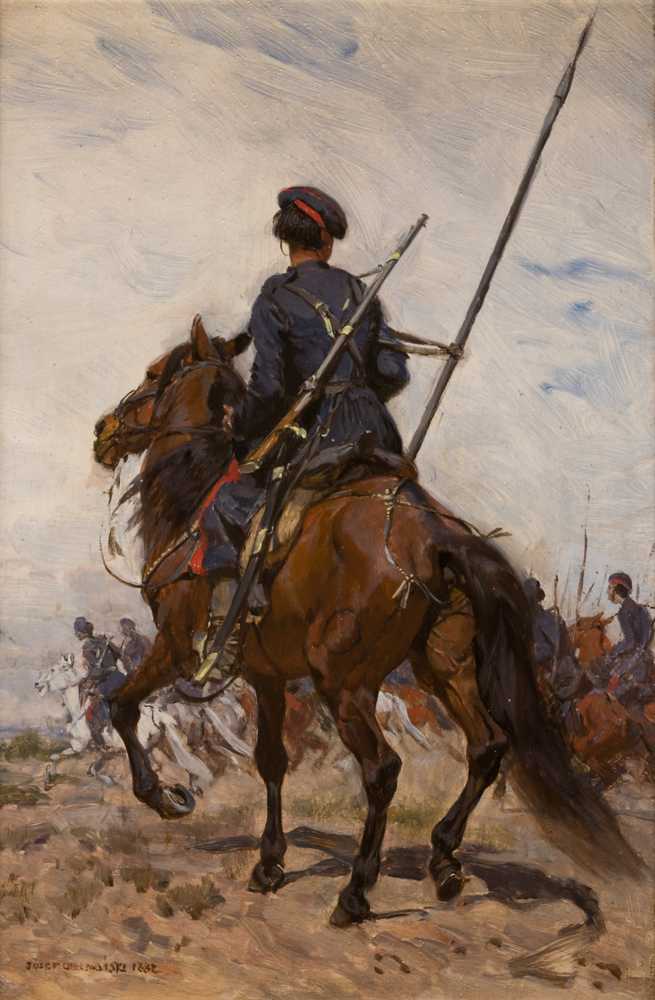 A Cossack (1882) - Józef Chełmoński