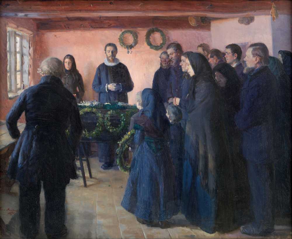 A Funeral (1891) - Anna Ancher