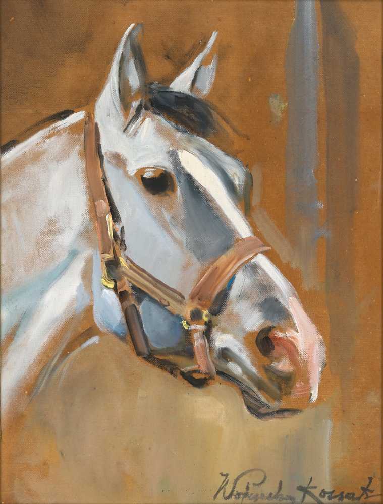 A Horse’s Head in Profile (1927) - Wojciech Kossak