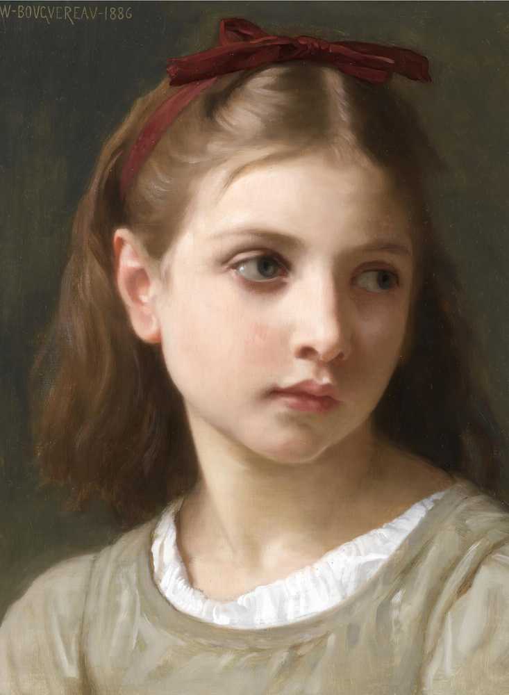 A Little Girl (1886) - William-Adolphe Bouguereau