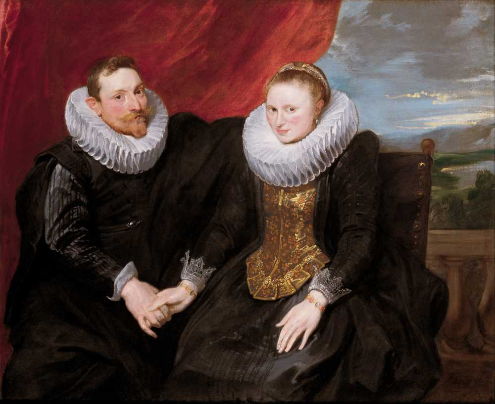 A Married Couple (circa 1620) - Antoon Van Dyck