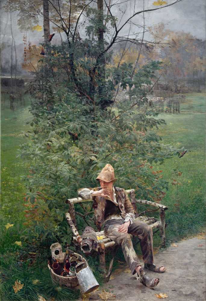 A Painter’s Apprentice (1890) - Jacek Malczewski