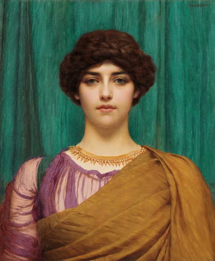 A Pompeian Lady (1901) - John William Godward