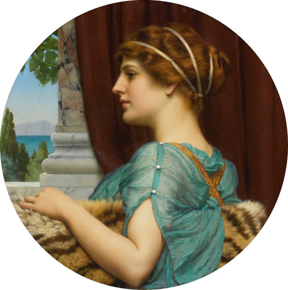 A Pompeian Lady (1904) - John William Godward