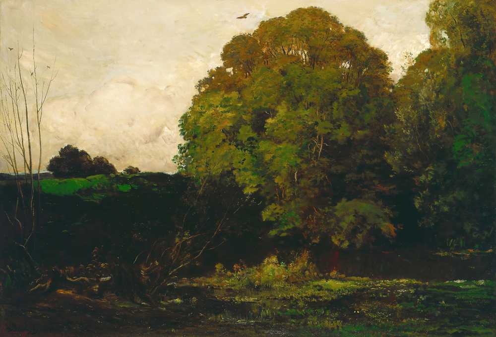 A Pond in the Morvan (1869) - Charles-Francois Daubigny