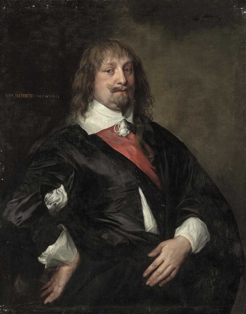 A portrait of Sir Robert Howard - Antoon Van Dyck