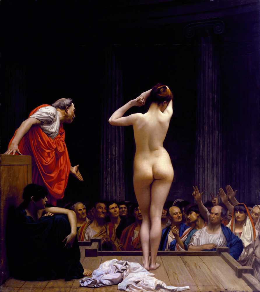 A Roman Slave Market (ca 1884) - Jean-Leon Gerome