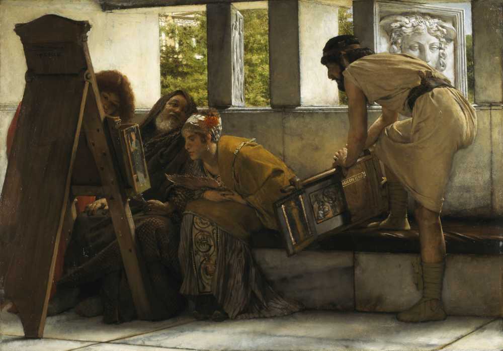 A Roman Studio - Alma-Tadema