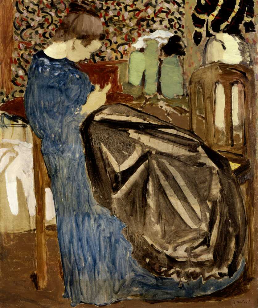 A Seamstress (1892) - Jean-Edouard Vuillard