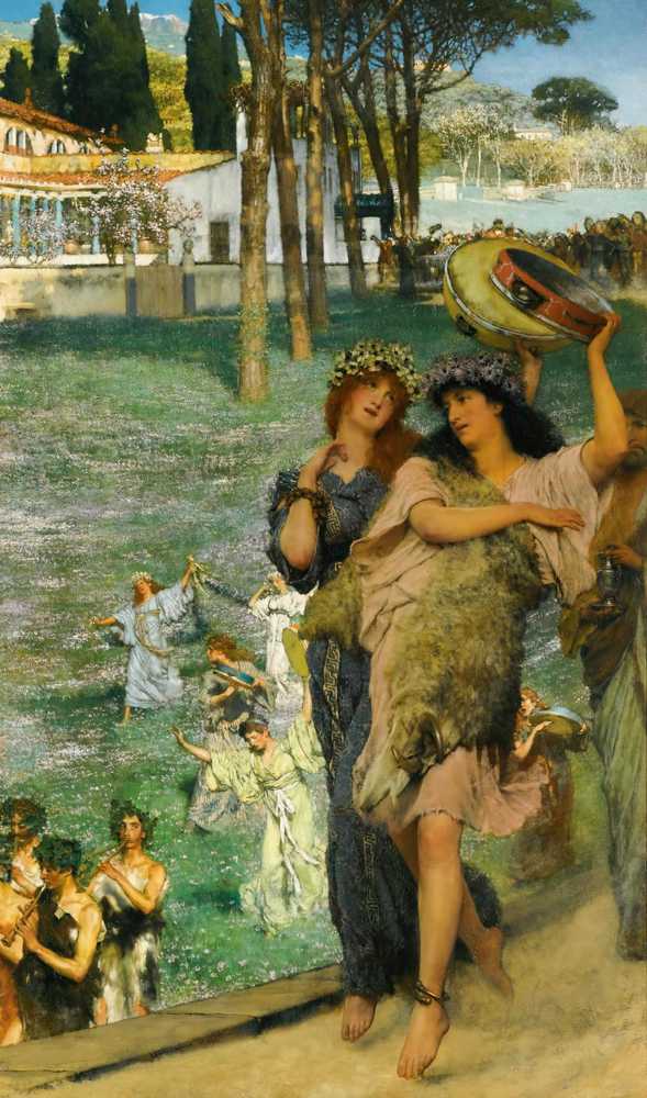 A Spring Festival (On The Road To The Temple Of Ceres) - Alma-Tadema