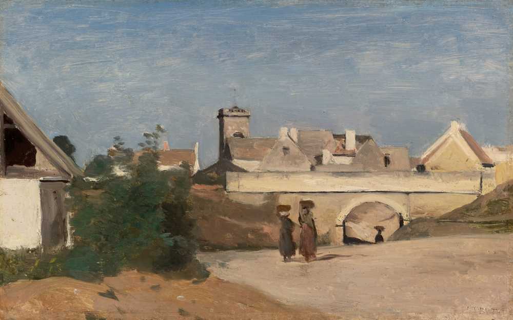A suburb of town - Jean Baptiste Camille Corot