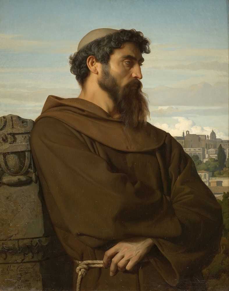 A Thinker, Young Roman Monk (1848) - Alexandre Cabanel