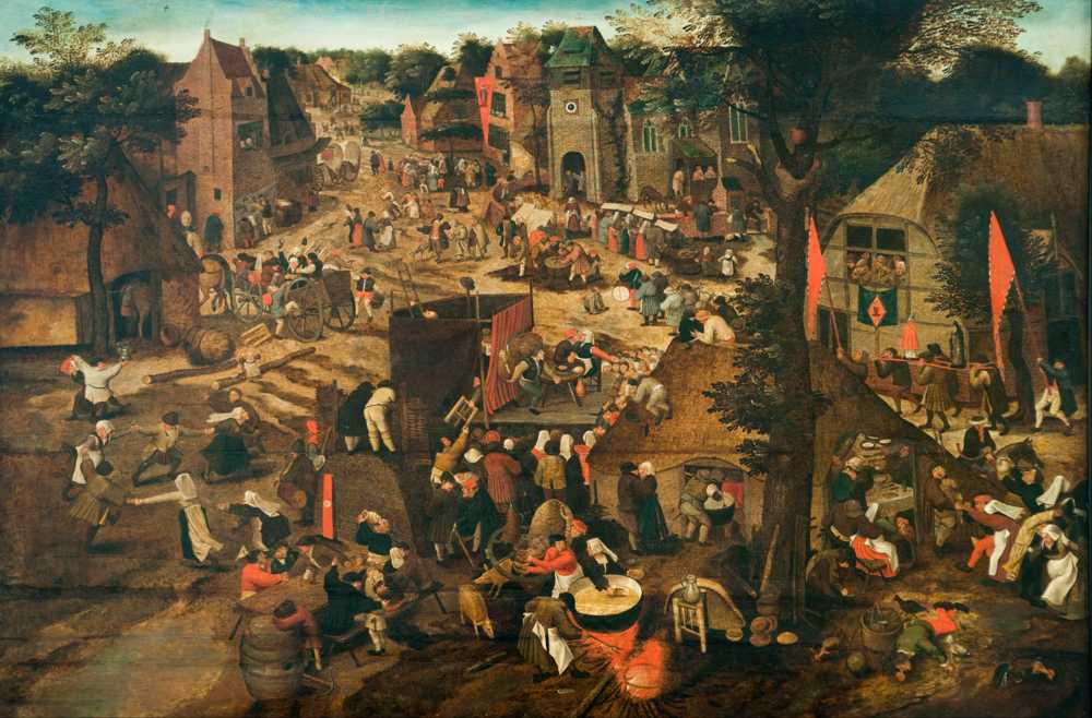 A Village Fair (Village festival in Honour of Saint ... - Brueghel Pieter yonger