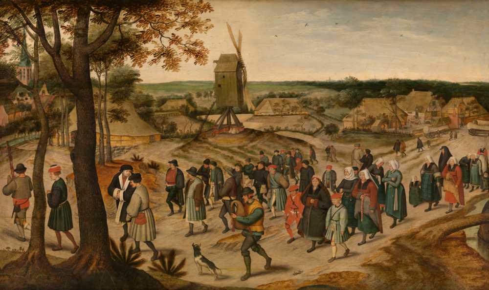 A Wedding Procession (1630) - Pieter Brueghel Młodszy