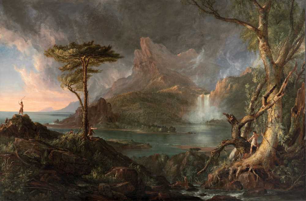A Wild Scene (between 1831 and 1832) - Thomas Cole