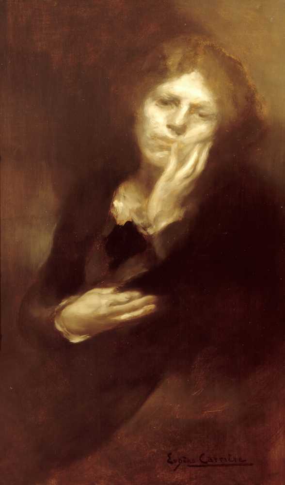 Abandoned Fantine (1903) - Eugene Carriere
