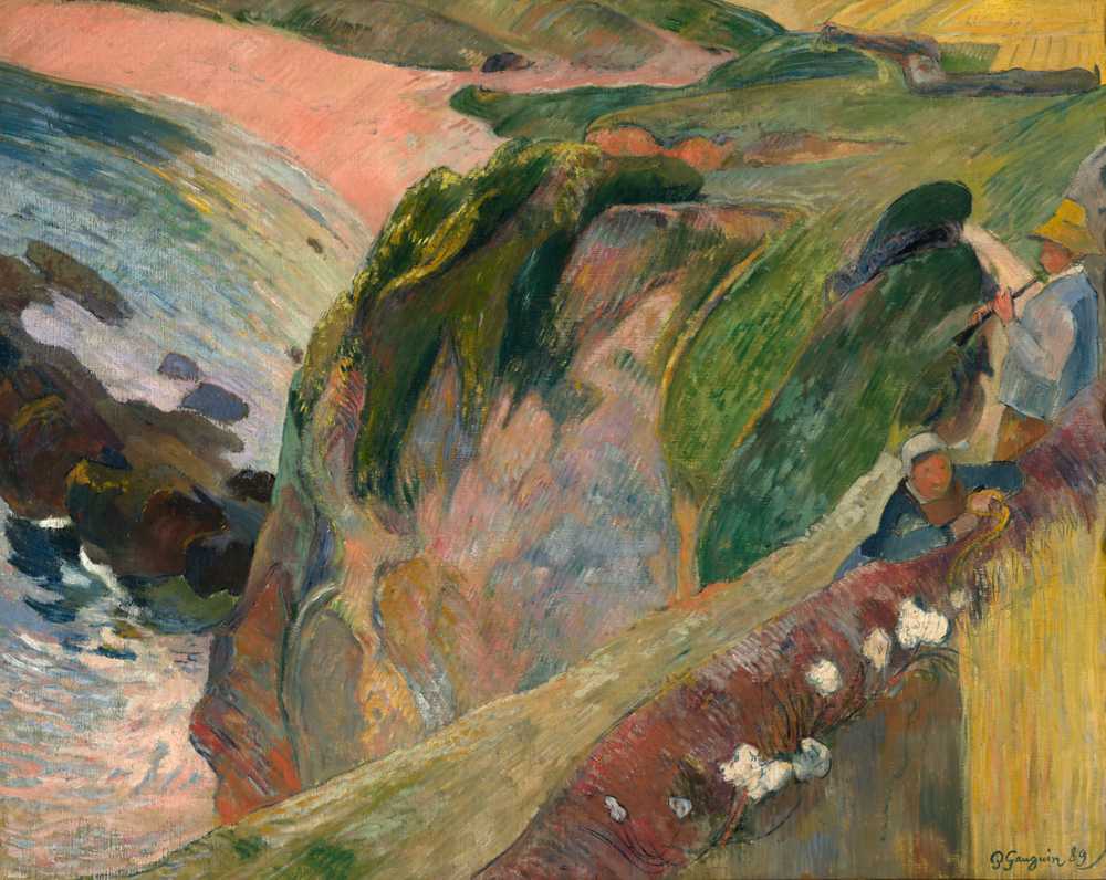 Above The Sea (1889) - Paul Gauguin