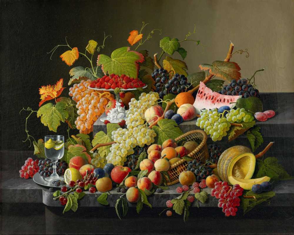 Abundant Fruit (1858) - Severin Roesen