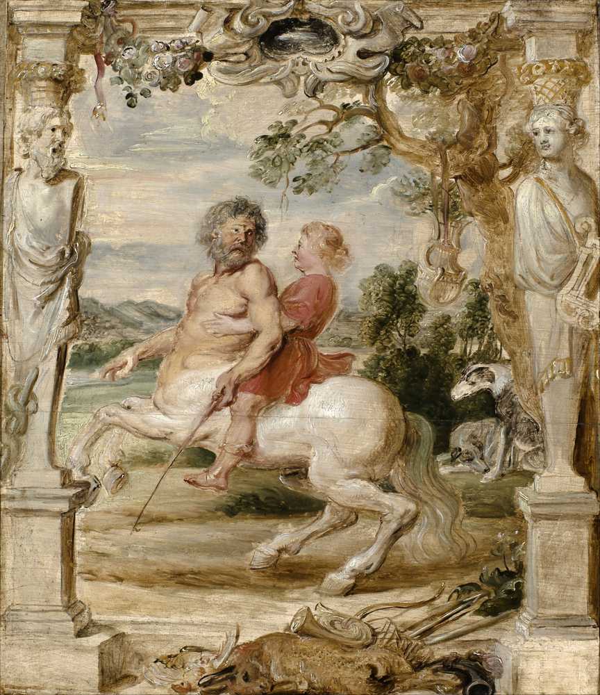 Achilles Educated by the Centaur Chiron (1630-1635) - Peter Paul Rubens