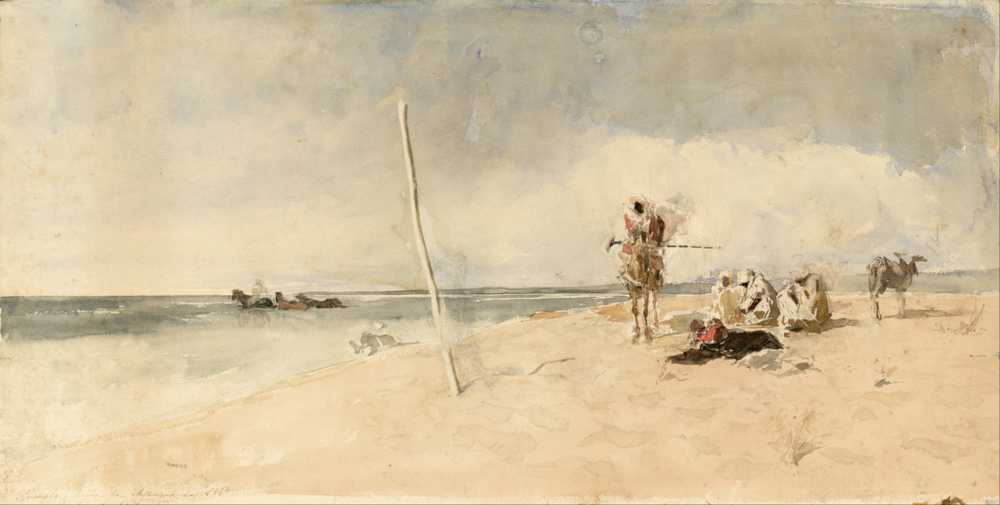 African Beach (1867) - Mariano Fortuny Marsal