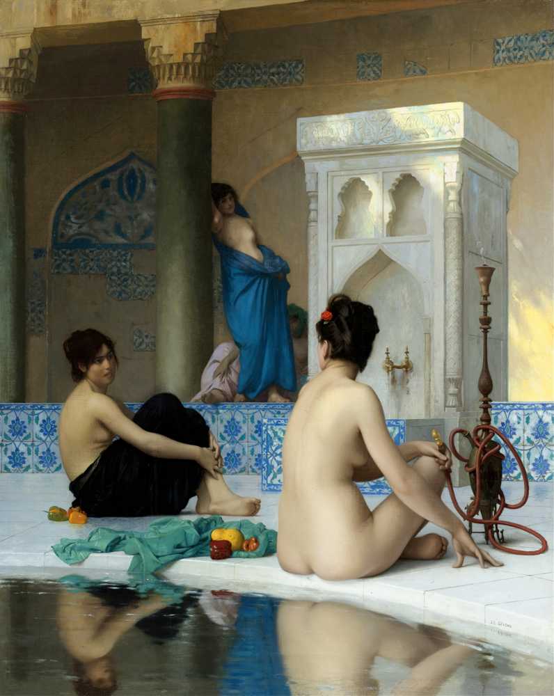After the Bath (19th century) - Jean-Leon Gerome