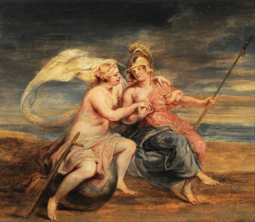Alegoría de la Fortuna y la Virtud (17th century) - Peter Paul Rubens