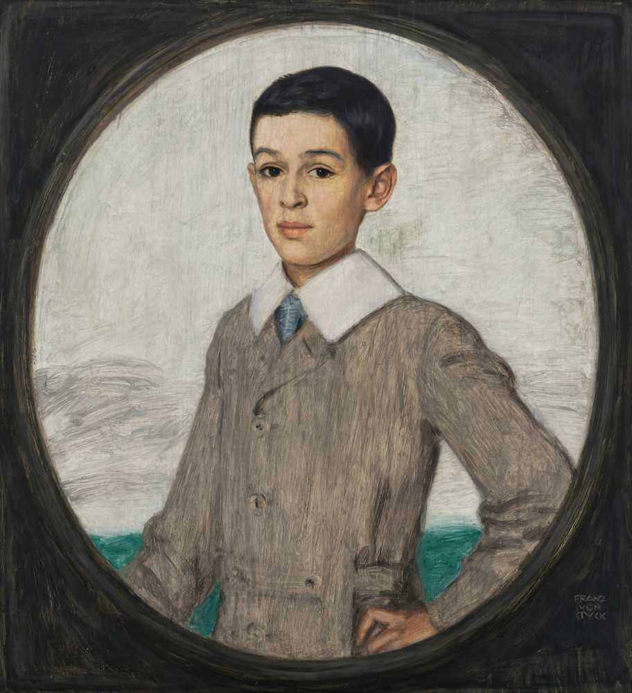 Alexander Saitzoff (brother of Vera Saitzoff) (1913) - Franz von Stuck