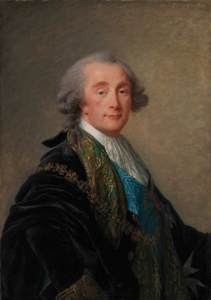 Alexandre Charles Emmanuel de Crussol-Florensac - Vigee Le Brun - Vigee Le Brun