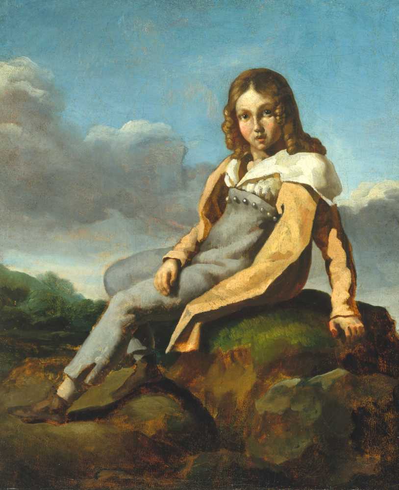 Alfred Dedreux (1810–1860) as a Child (ca. 1819–20) - Theodore Gericault