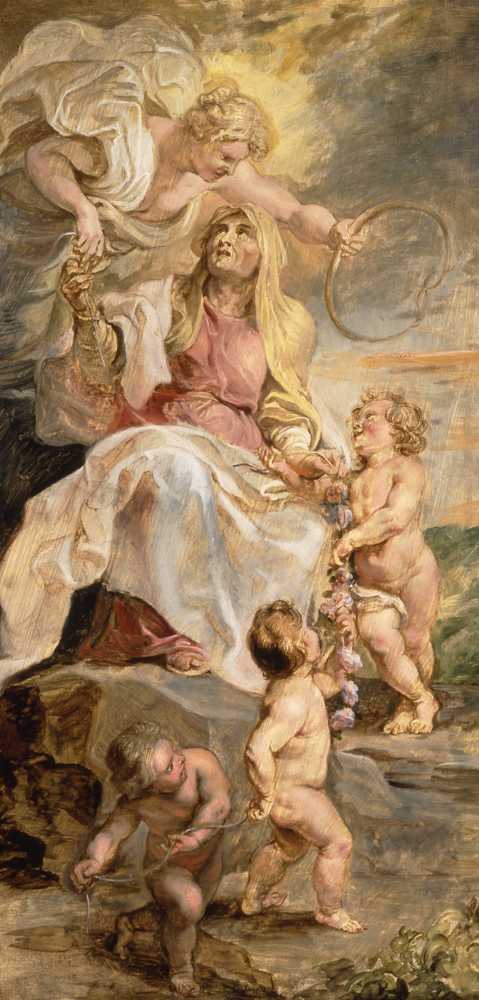 Allegory of Eternity, the Succession of the Popes (1622-1625) - Rubens