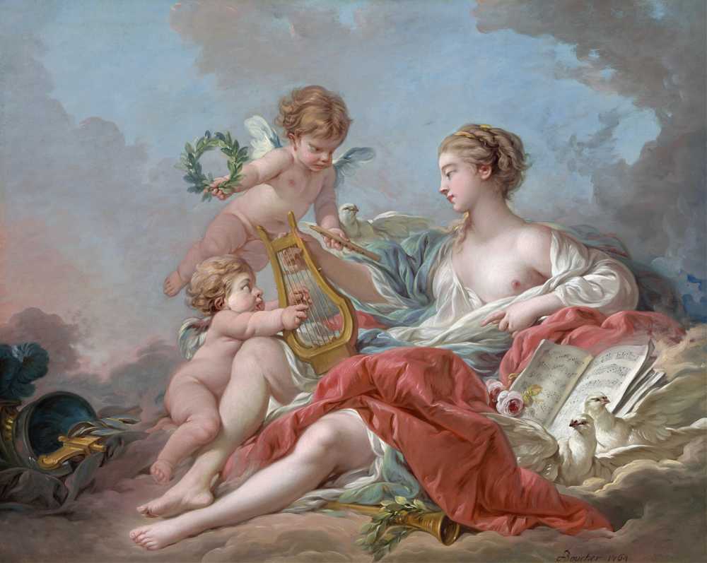 Allegory of Music (1764) - Francois Boucher