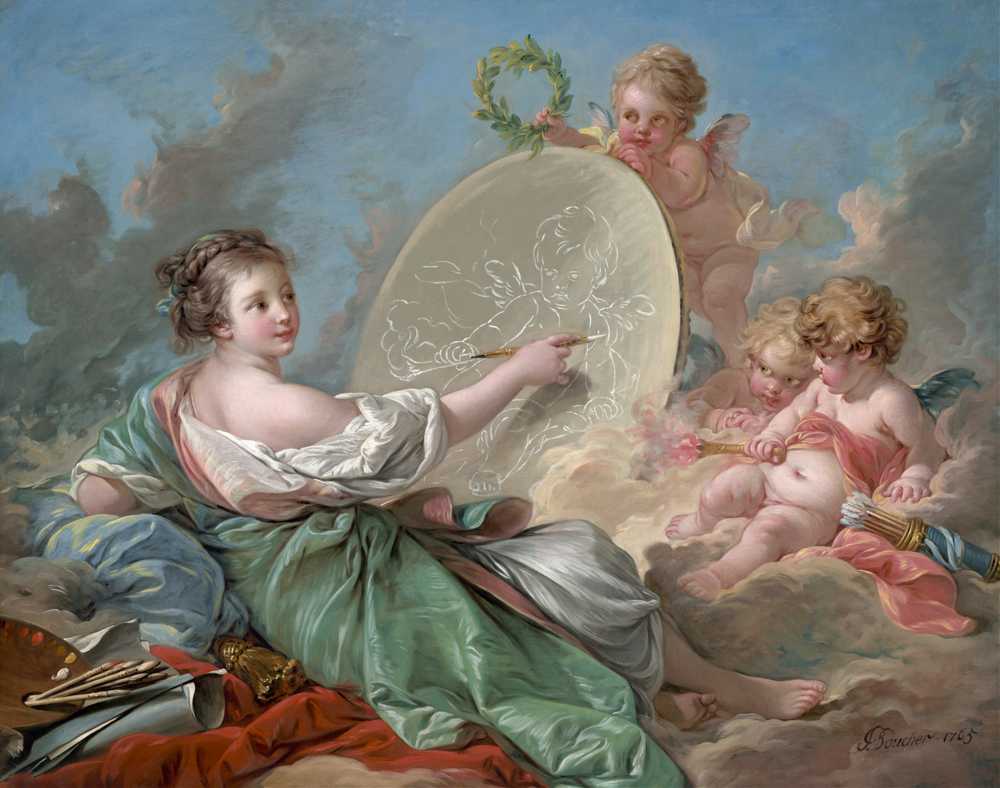Allegory of Painting (1765) - Francois Boucher
