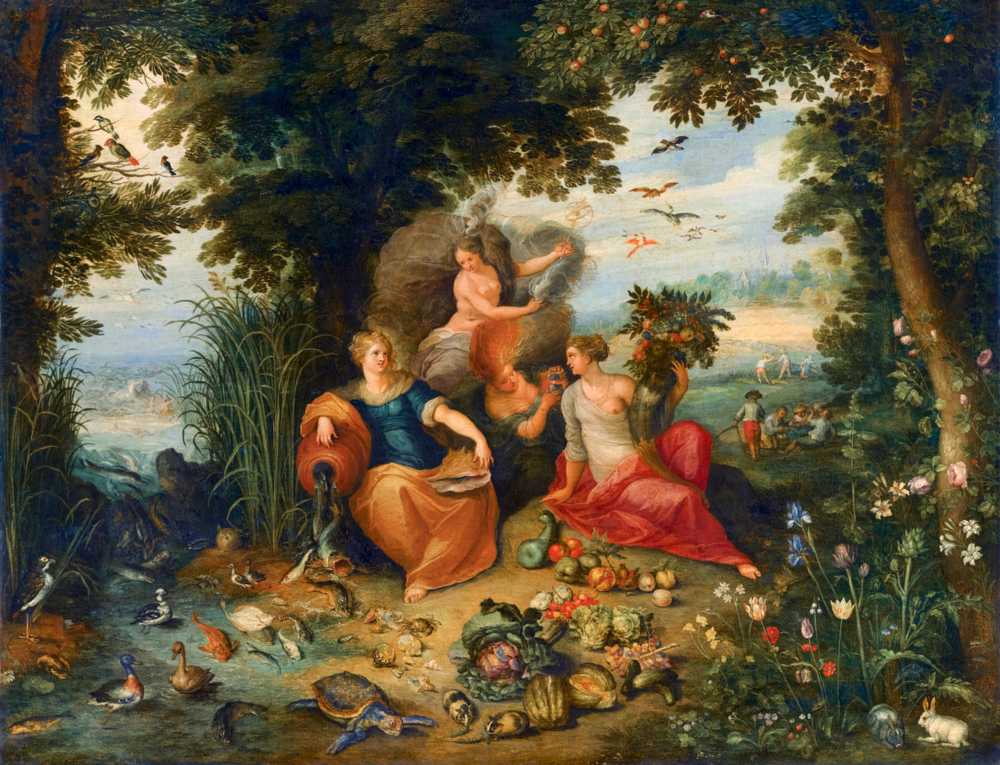Allegory Of The Four Elements II - Jan Brueghel Młodszy