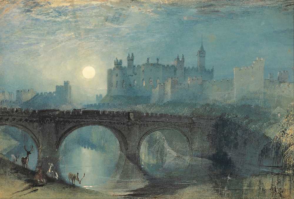 Alnwick Castle (circa 1829) - Joseph Mallord William Turner