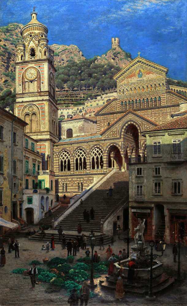Amalfi Cathedral (19th century) - Aleksander Gierymski