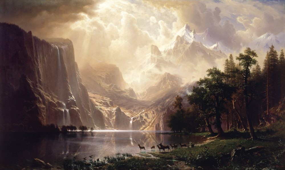 Among the Sierra Nevada, California - Bierstadt