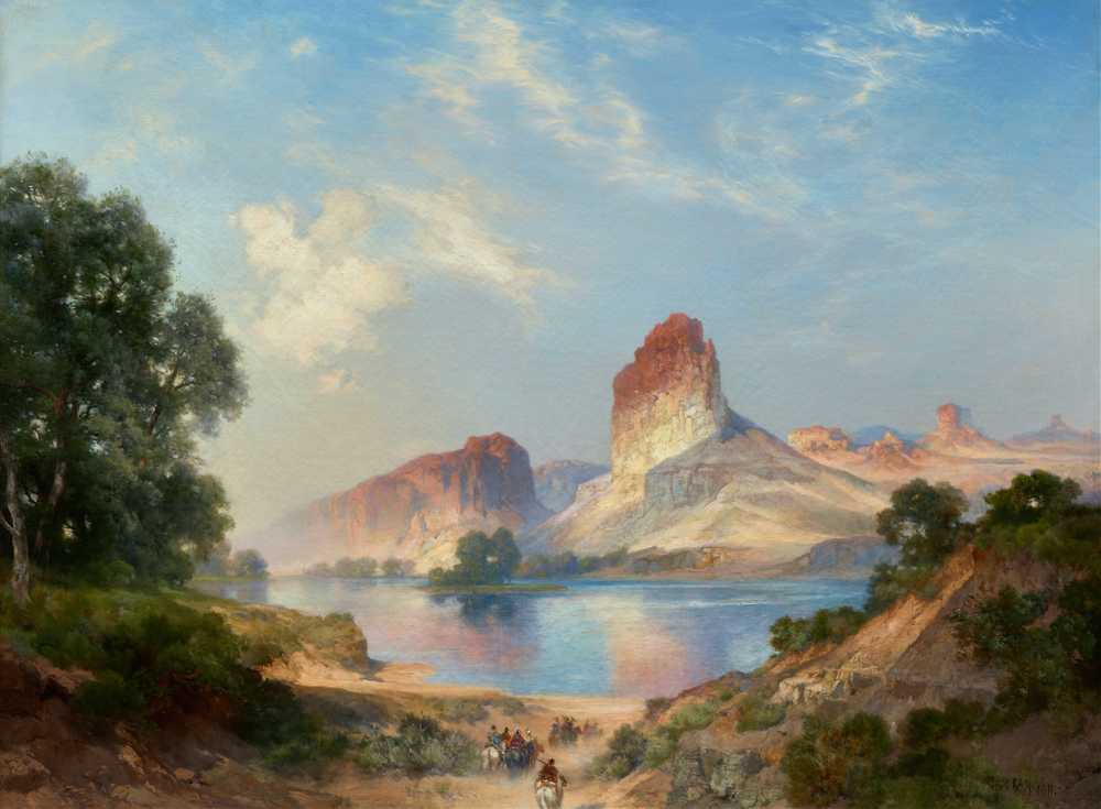 An Indian Paradise (Green River, Wyoming) (1911) - Thomas Moran