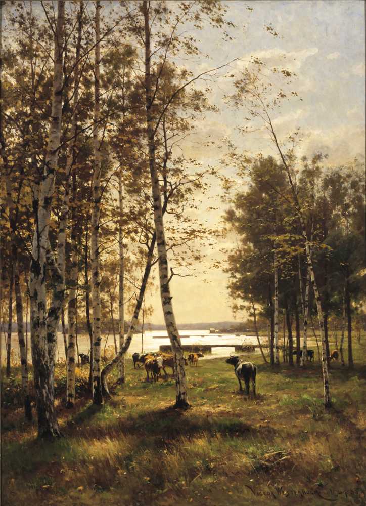 An October Day In Åland (1885) - Victor Westerholm
