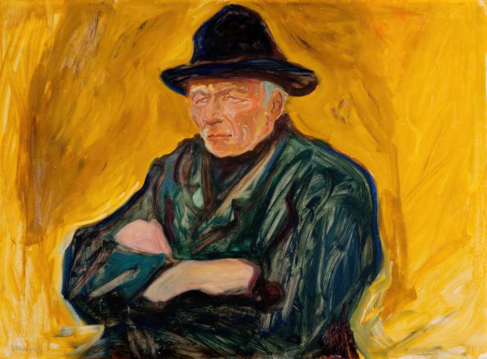An Old Man (ca 1902) - Edward Munch