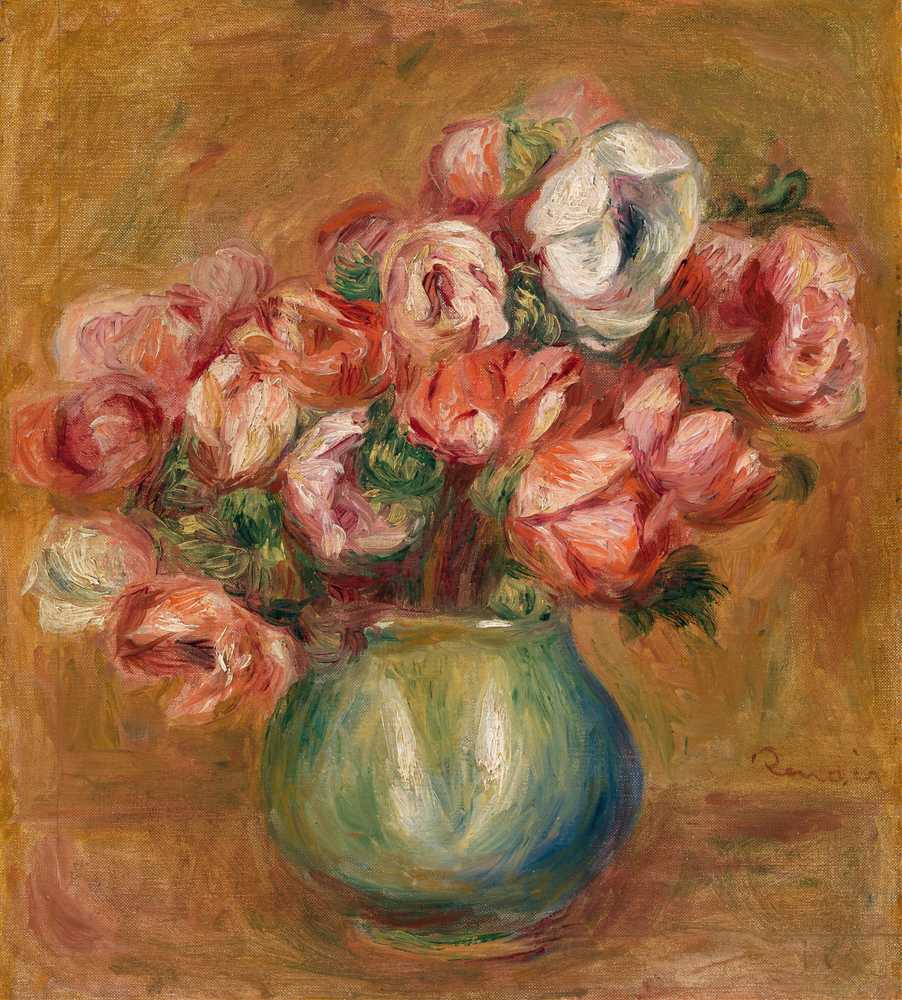 Anemones (c. 1907) - Auguste Renoir