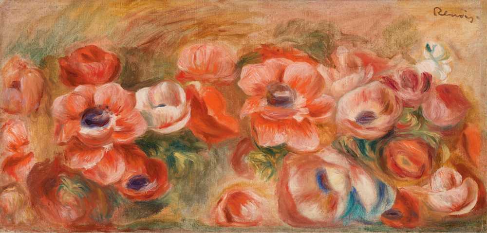 Anemones (c. 1912) - Auguste Renoir