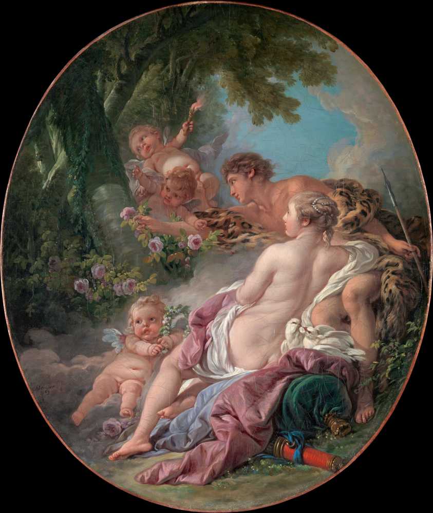 Angelica and Medoro (1763) - Francois Boucher