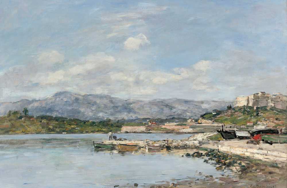 Antibes, The Fort Carre (1893) - Eugene Boudin