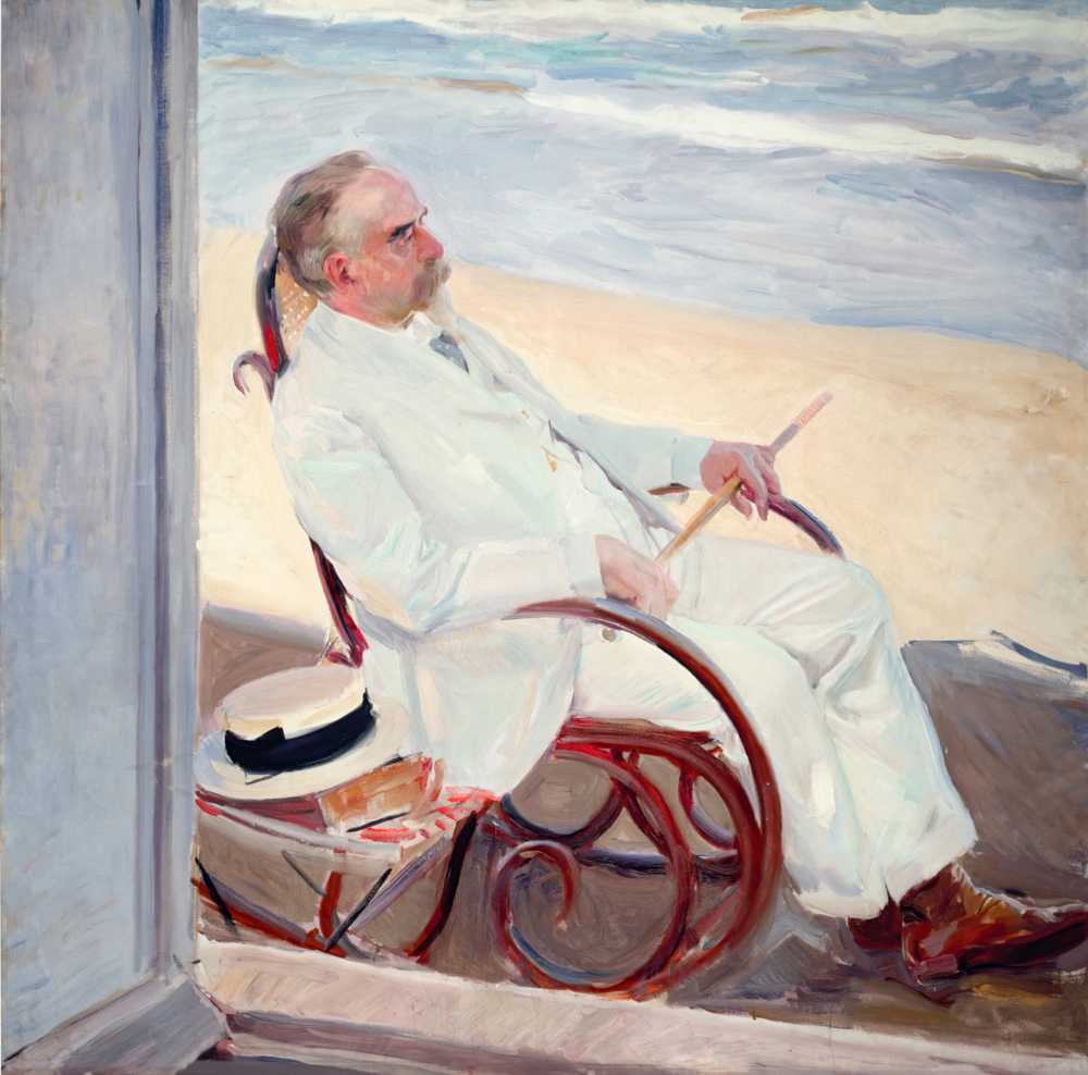 Antonio García at the Beach (1909) - Joaquin Sorolla y Bastida