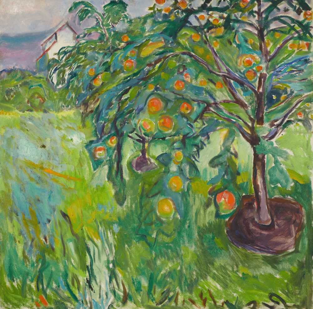 Apple Tree By The Studio (1920-28) - Edward Munch