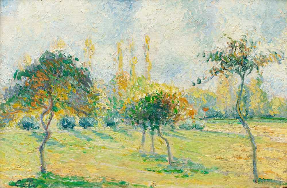 Apple trees, autumn effect - Camille Pissarro