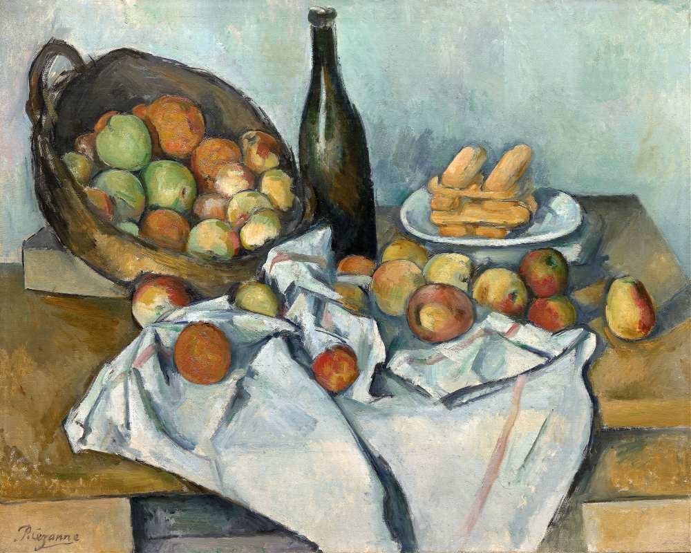 Apple Basket(1893) - Cezanne