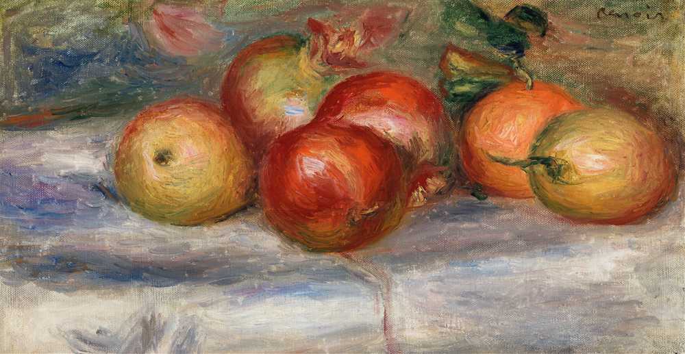 Apples, Orange, and Lemon (c. 1911) - Auguste Renoir