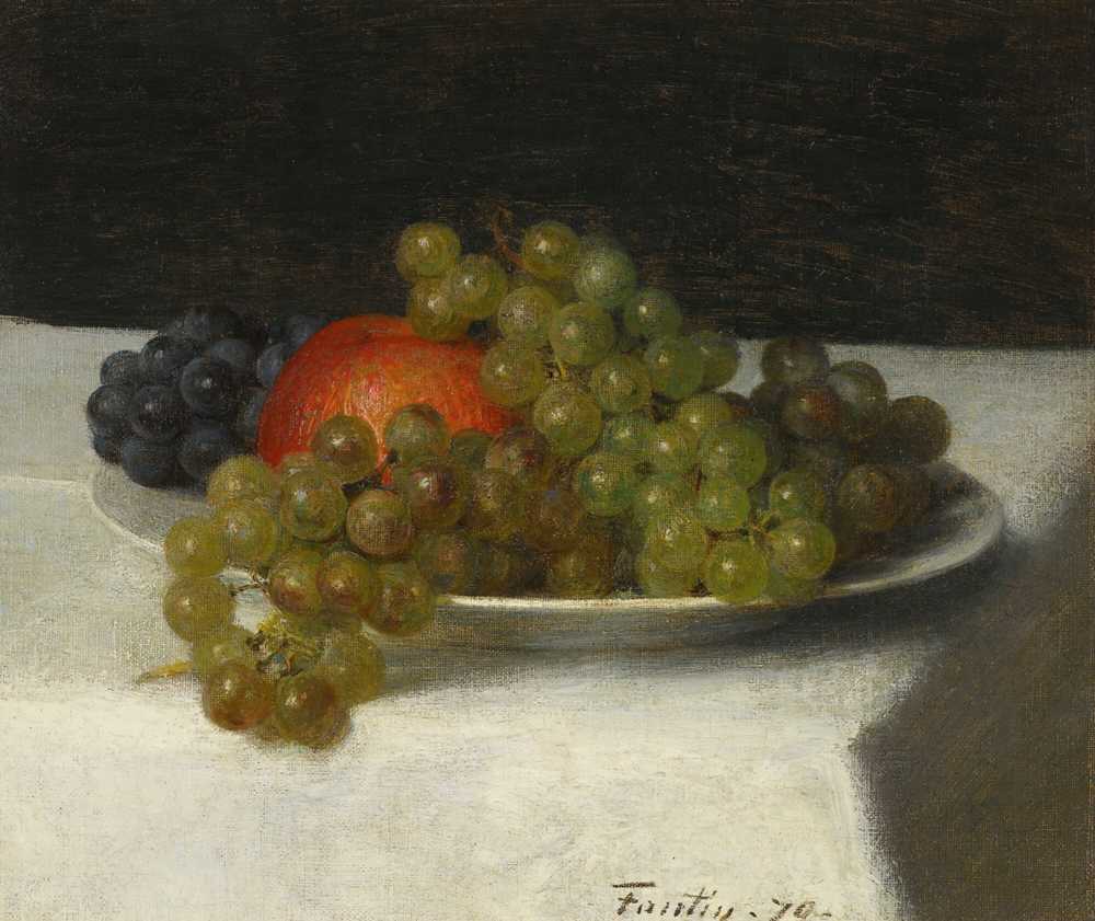 Apples And Grapes (1870) - Henri Fantin-Latour