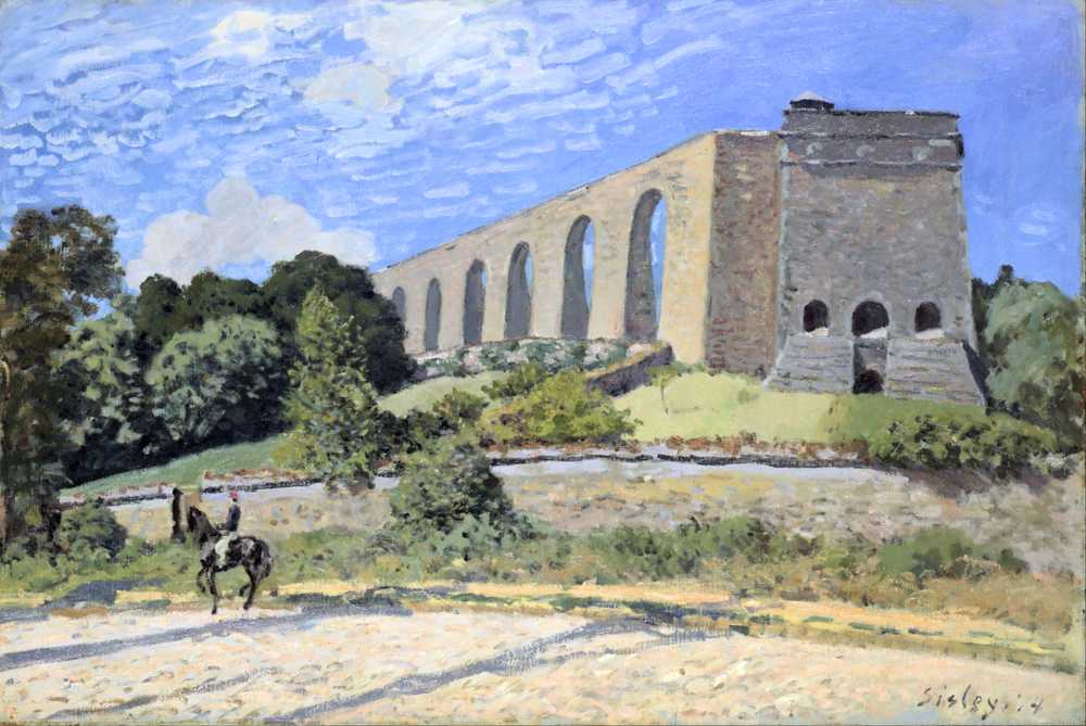 Aqueduct at Marly - Alfred Sisley